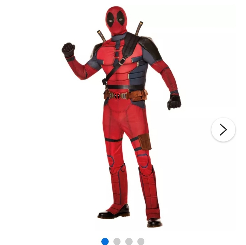 MENS SMALL DEADPOOL COSTUME